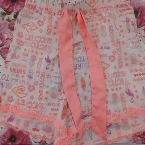 Victoria's Secret 100% Cotton Sleep Shorts Large